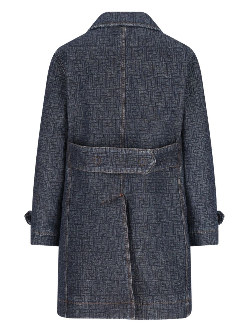 Fendi Textured Geometric Pattern Fendi Jacket