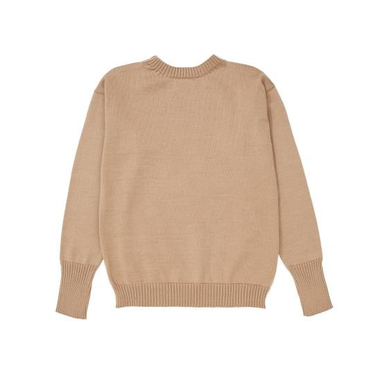 Andersen-Andersen Crewneck Sweater In Smooth Merino Wool