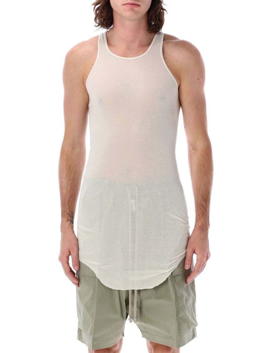 Rick Owens Fitted Longline Rib Tank Top