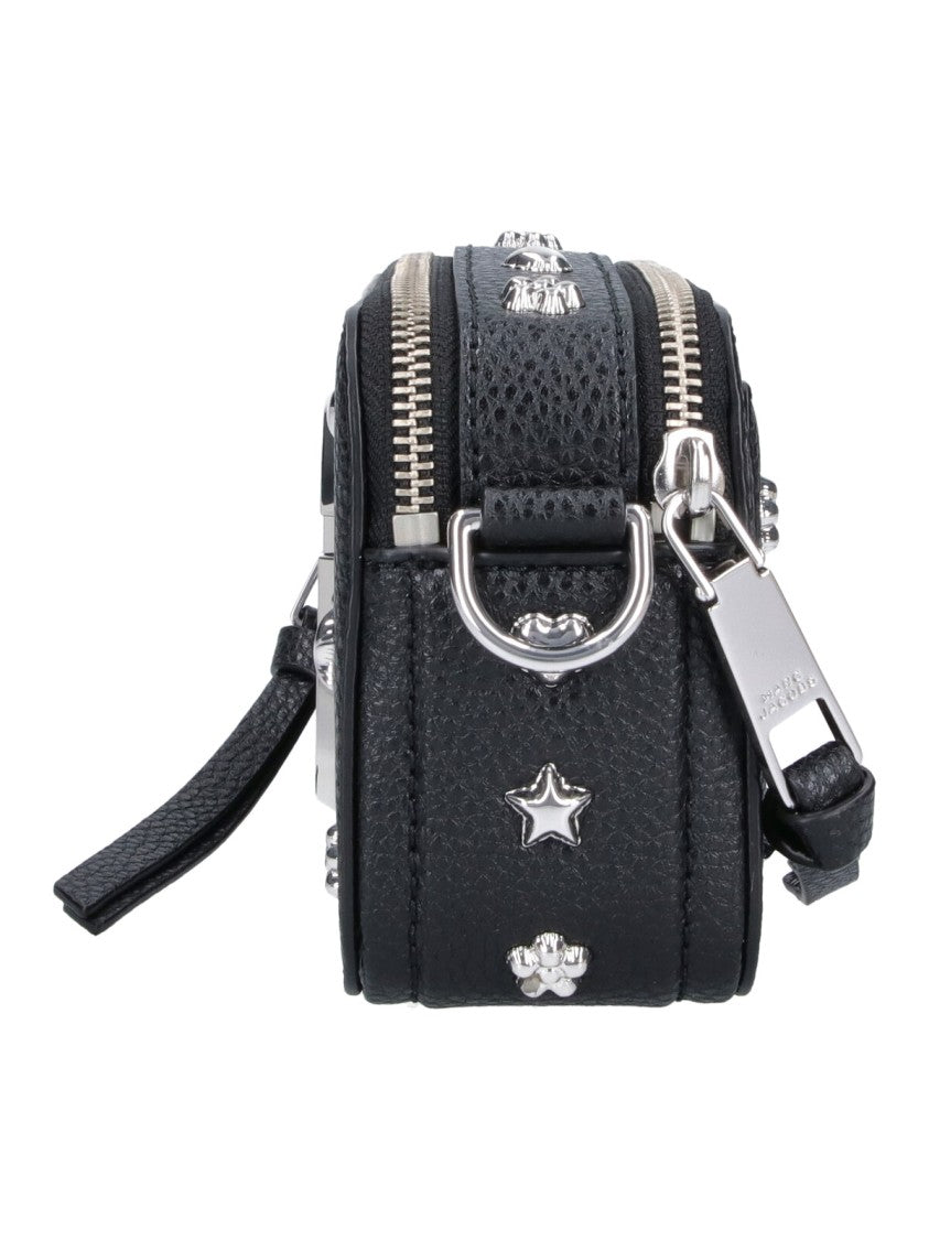 Marc Jacobs Black The Snapshot Calf Leather Bag