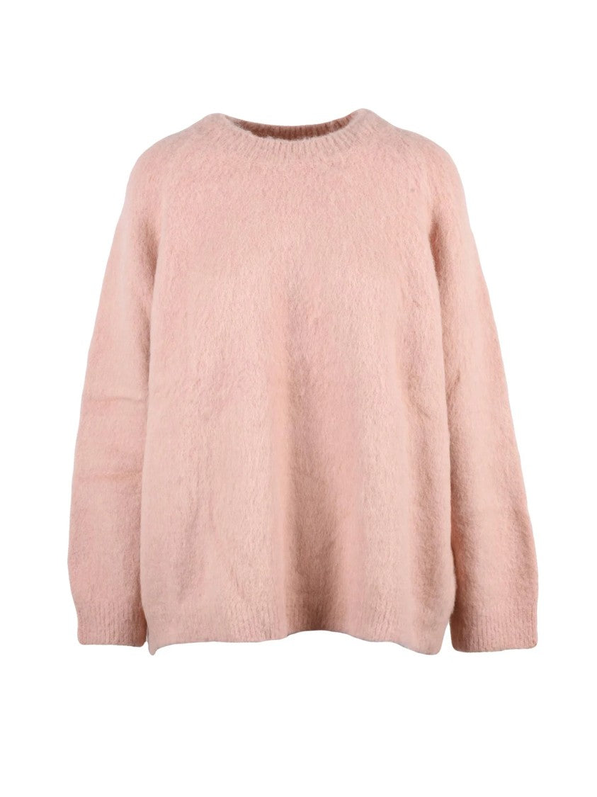 Pdr Phisique Du Role Oversized Crew Neck Sweater In Sumptuous Blend Of Alpaca And Mohair