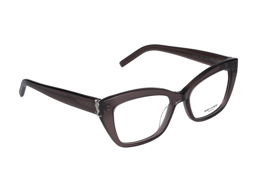 Saint Laurent Eyeglasses Saint Laurent Sl M117 003 Brown Brown Transparent 53/17/140