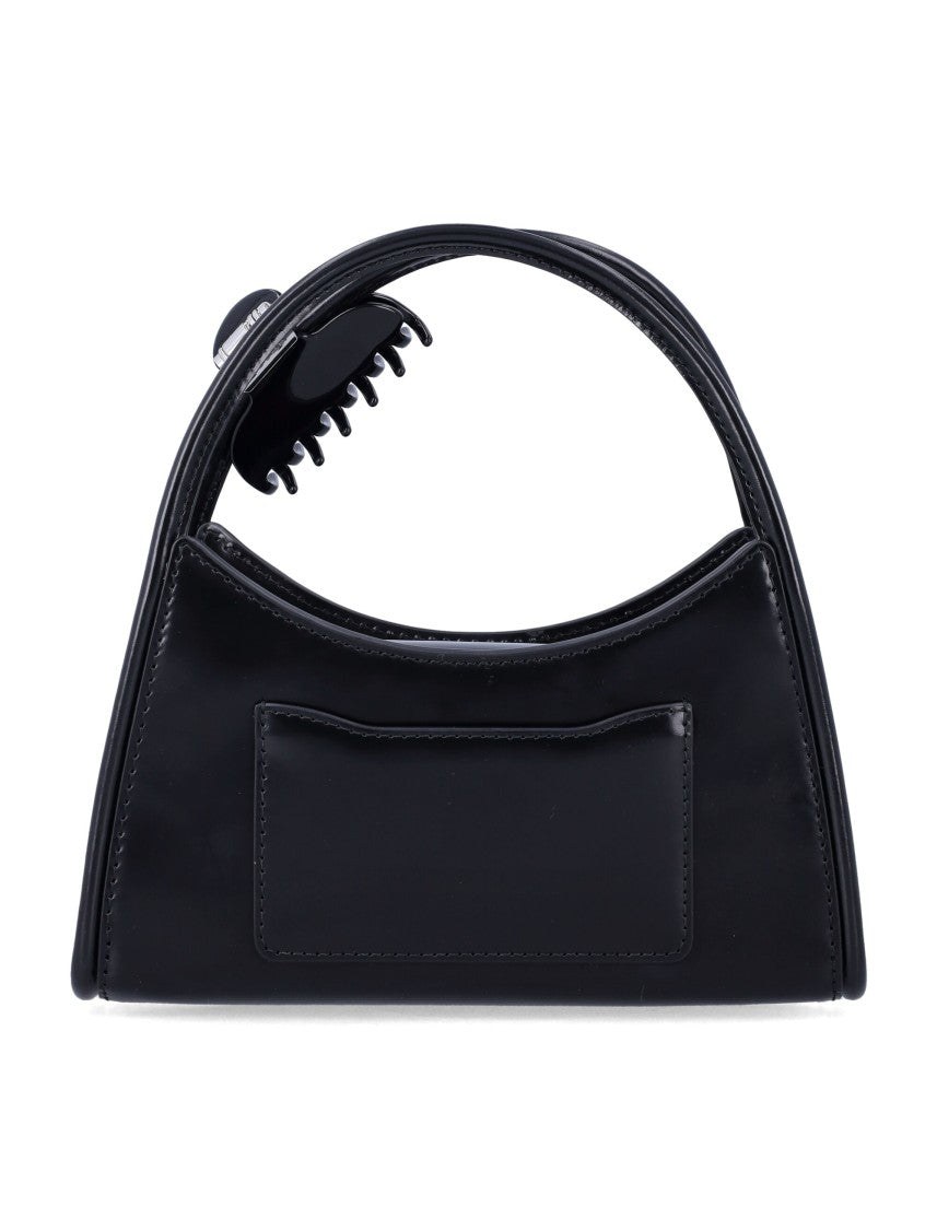 Marc Jacobs Glam Claw Clip Leather Crossbody Bag