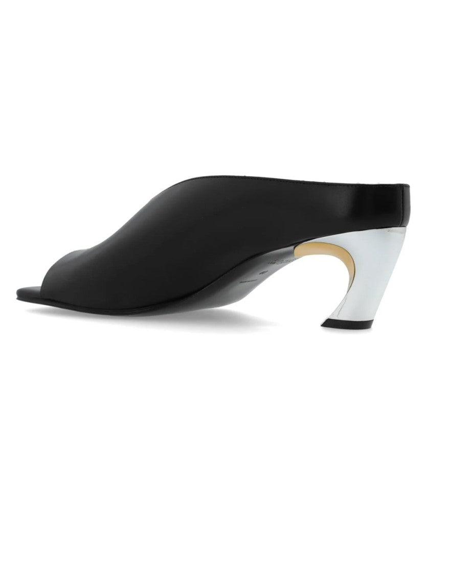 Alexander Mcqueen Open-Toe Pumps With Curved Heel