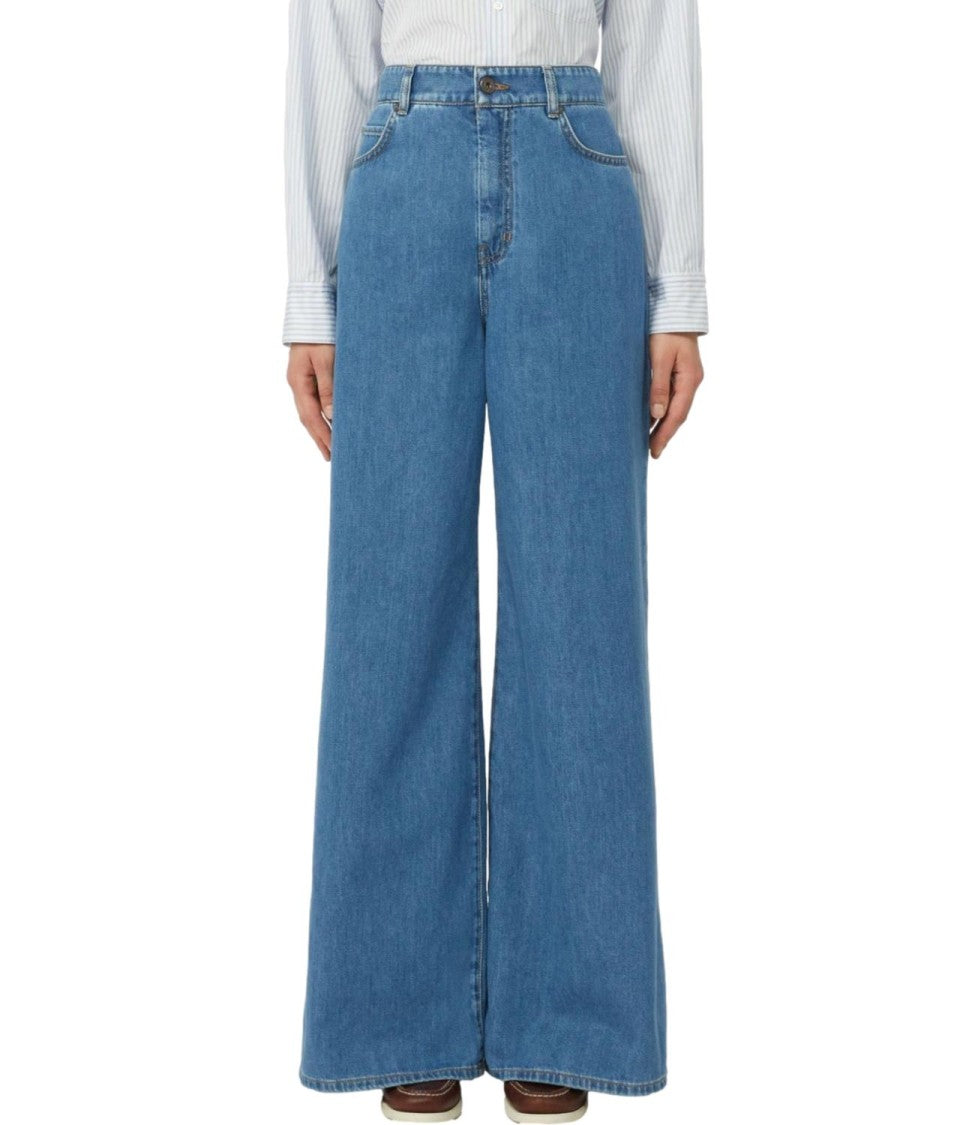 Max Mara Clean Blue Denim Wkdvega Jeans