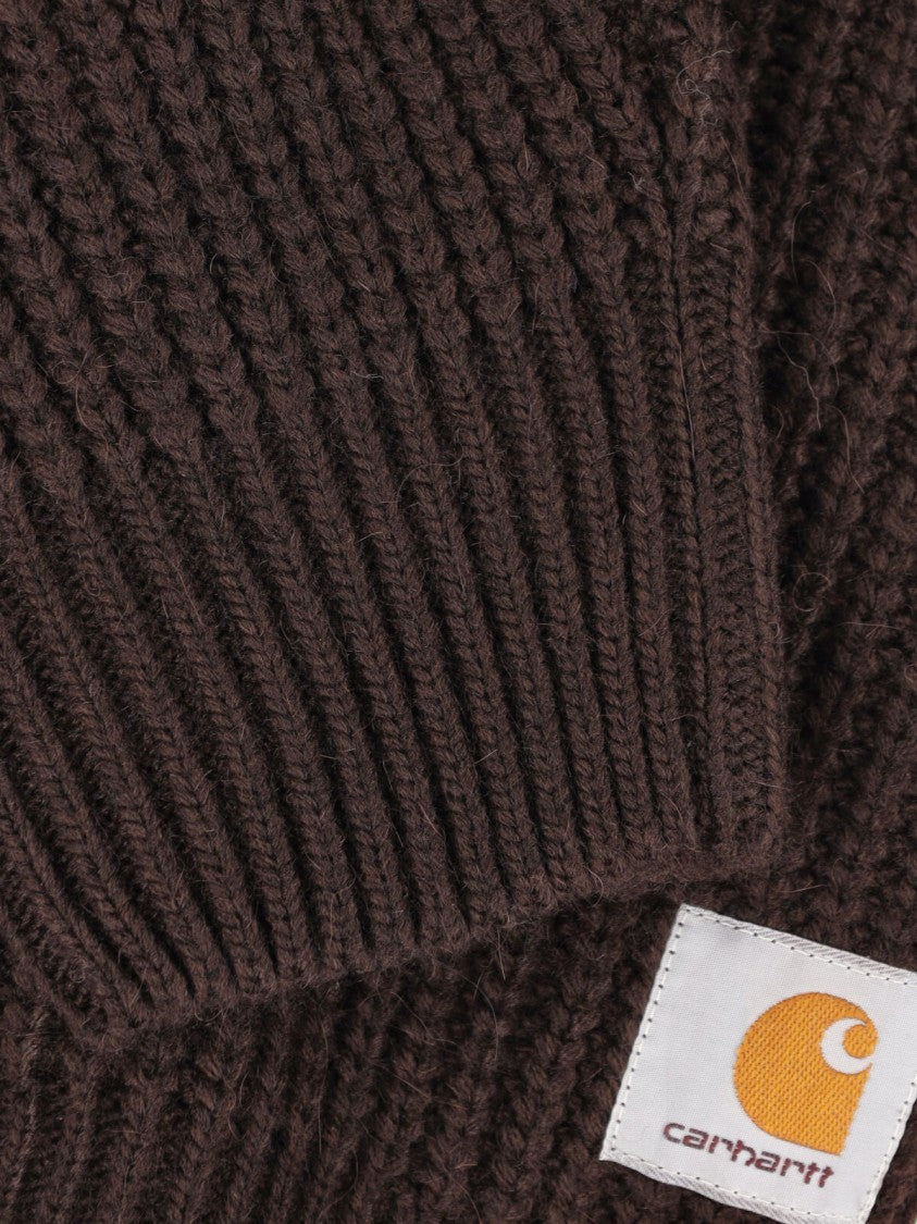 Carhartt Wip Brown Firth Knit Crewneck Sweater