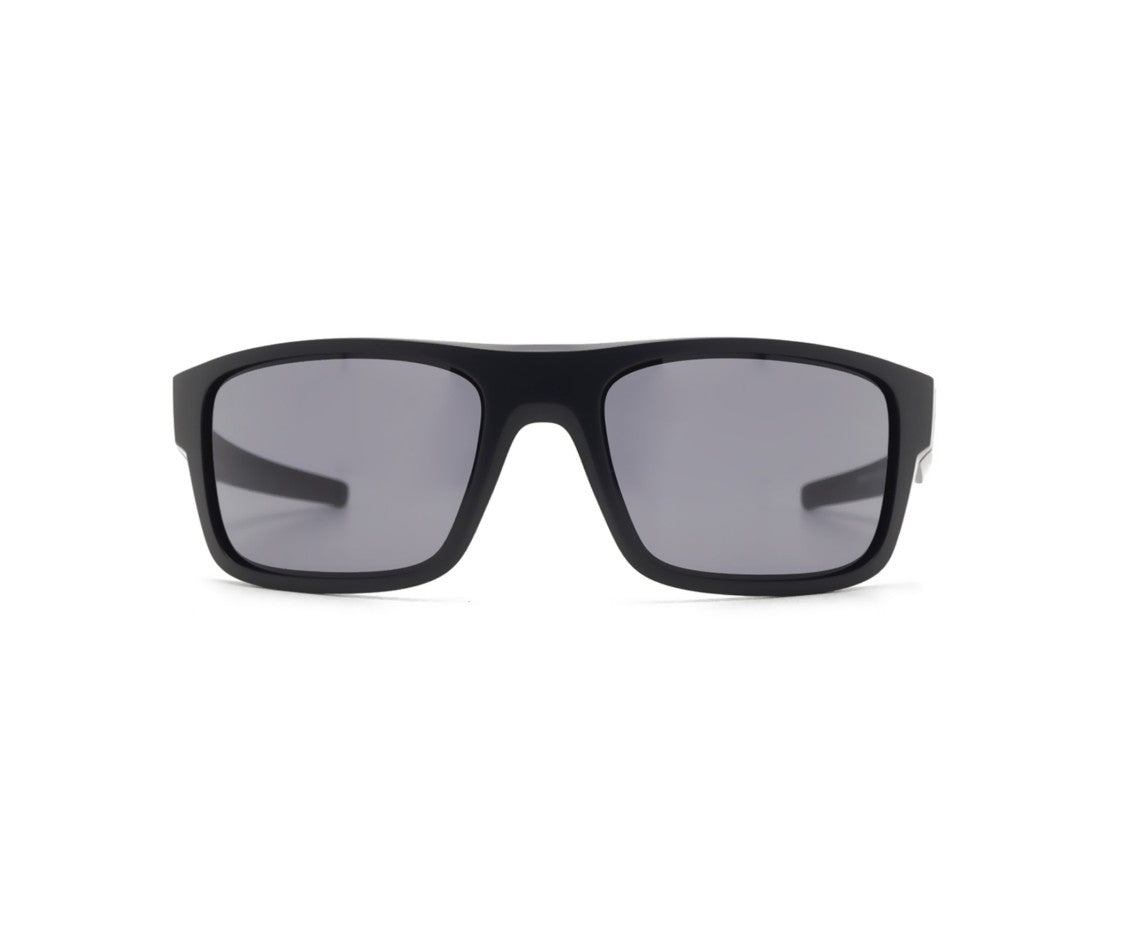 Oakley Bold Rectangular Frame Sunglasses With Dark Tinted Lenses
