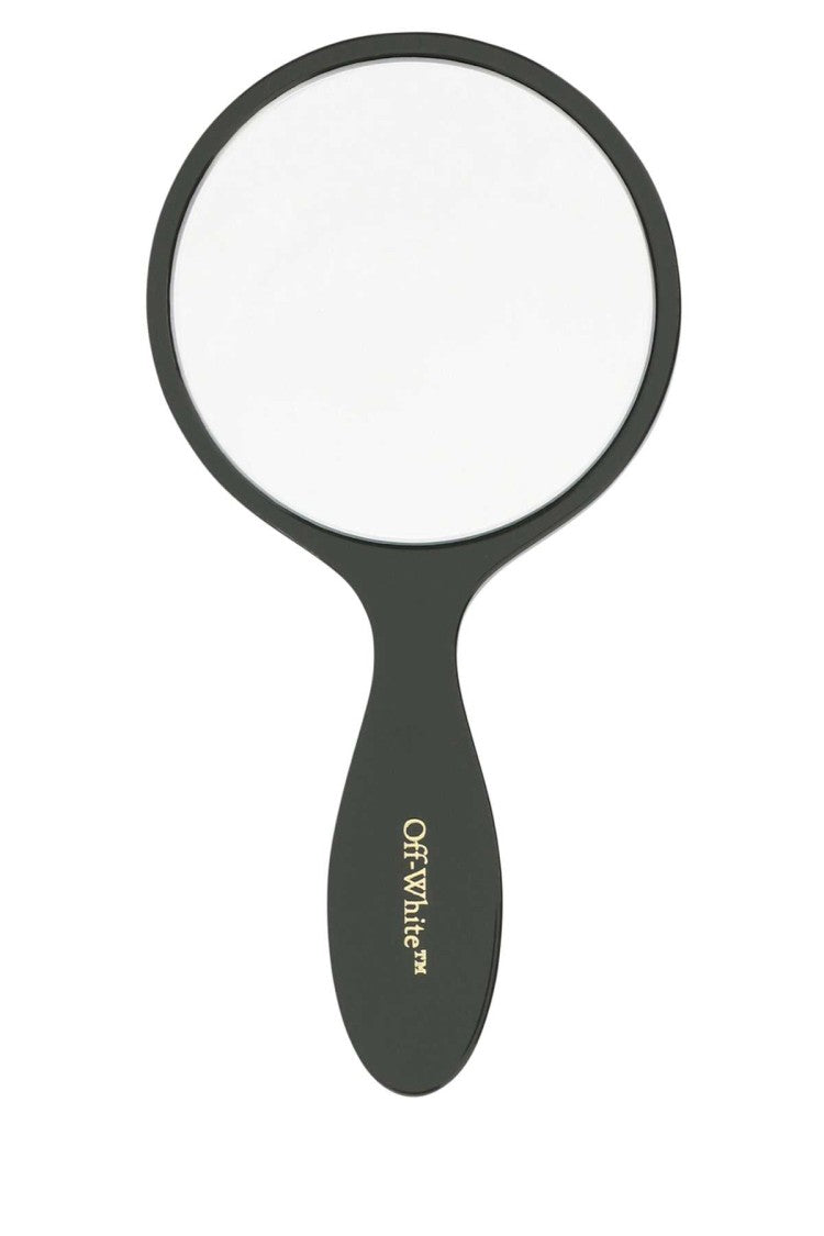 Off-White Army Green Acetate Bookish Hand Mirror