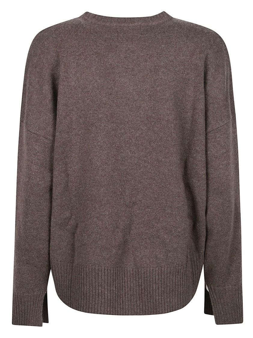 Loulou De Saison Anton Lds Round Neck Cashmere Sweater