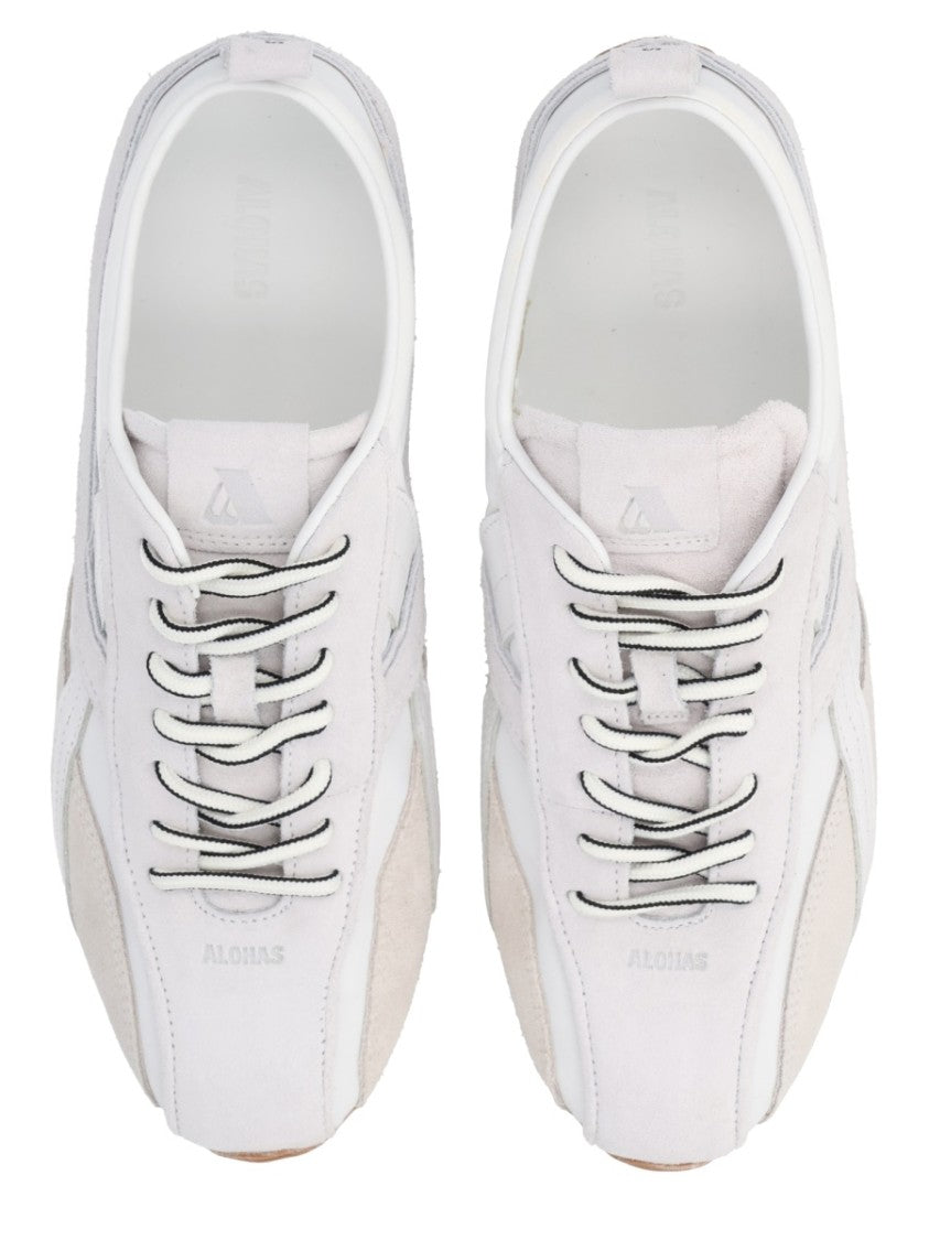 Alohas Tb.304 Herringbone Suede Leather Sneakers