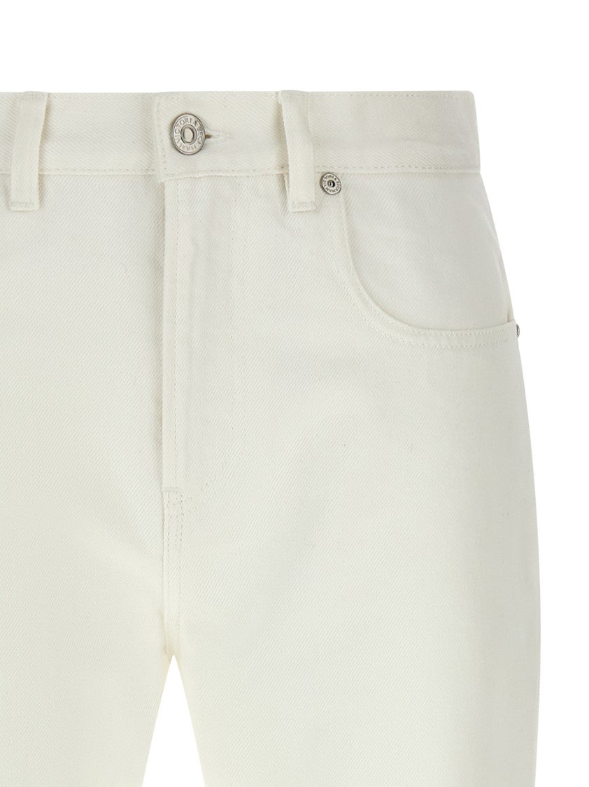 Victoria Beckham Cropped High Waist Jeans