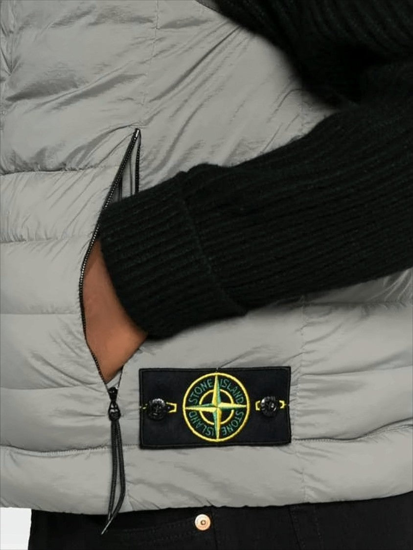 Stone Island Quilted Grey Tunnel Vest