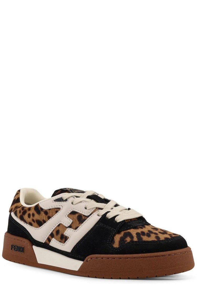 Fendi “Match” Low-Top Sneakers – Multicolor