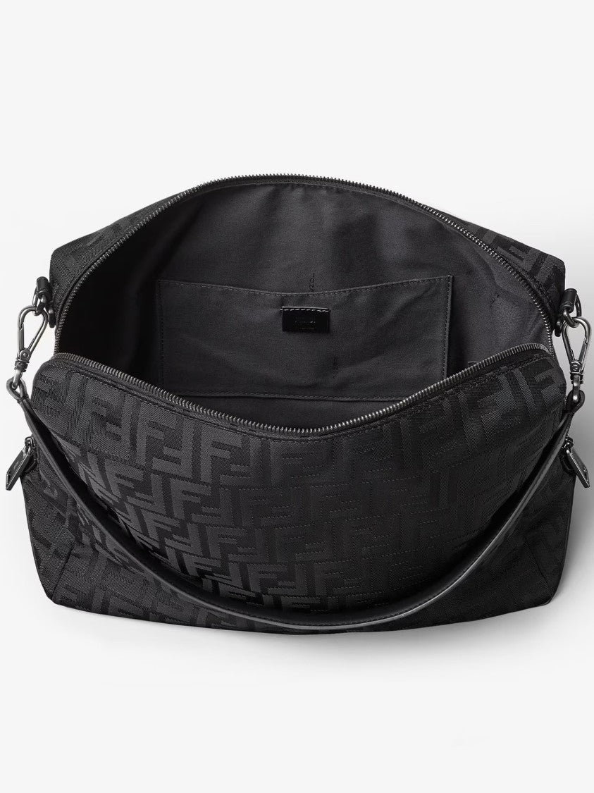 Fendi Lui L Rectangular Nylon Embossed Bag