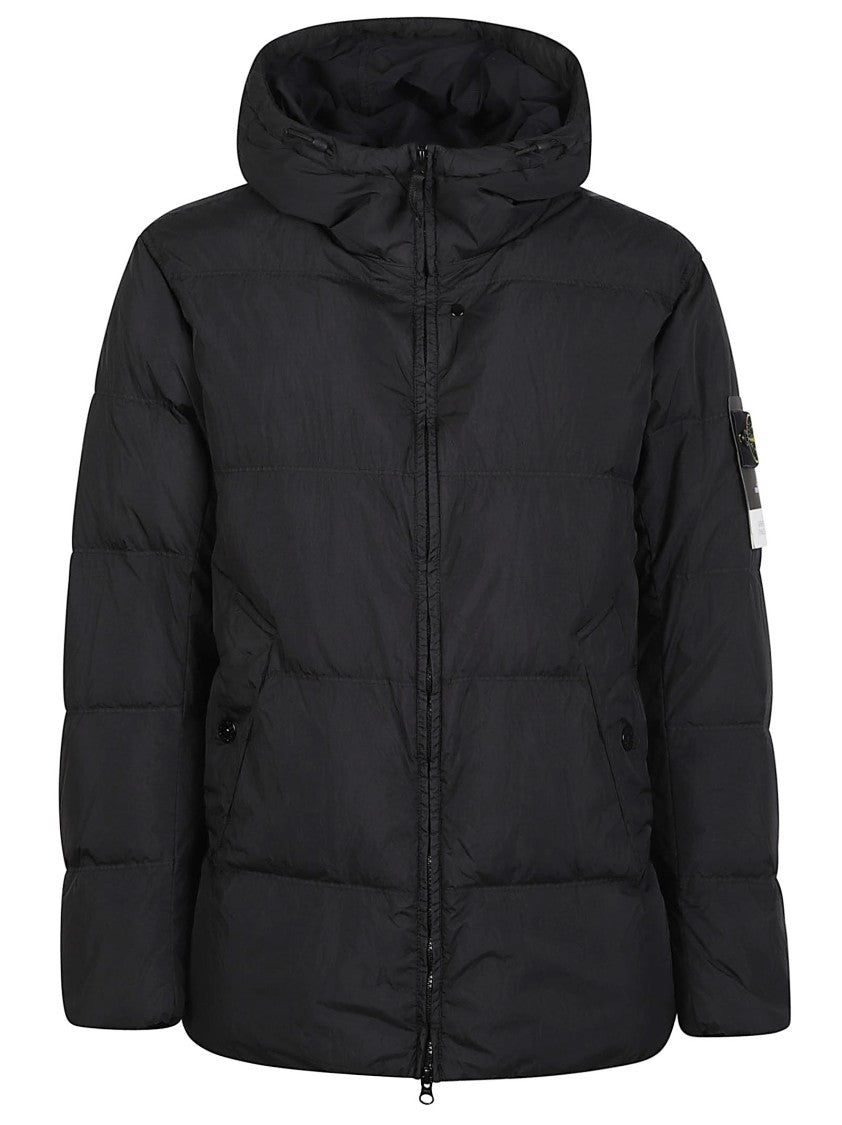 Stone Island Rds Padded Quilted Hooded Down Jacket