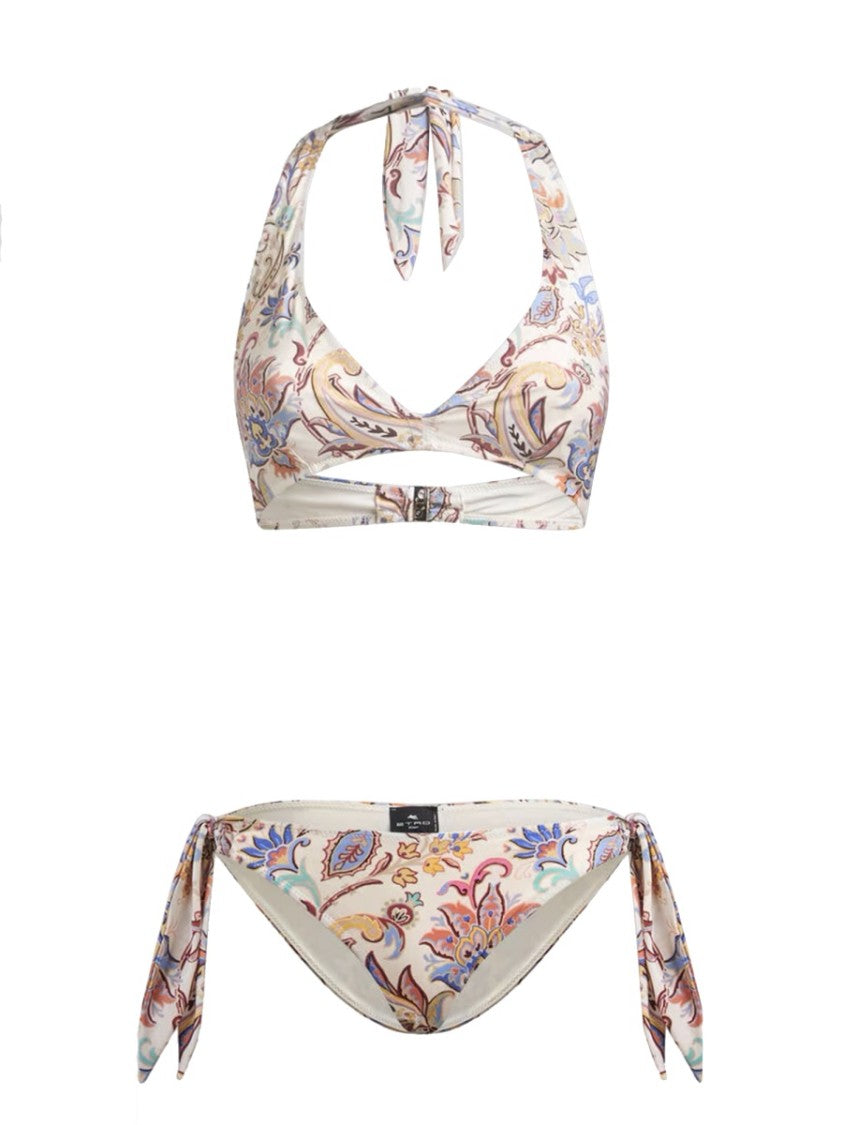 Etro Floral Print Bikini Swimsuit