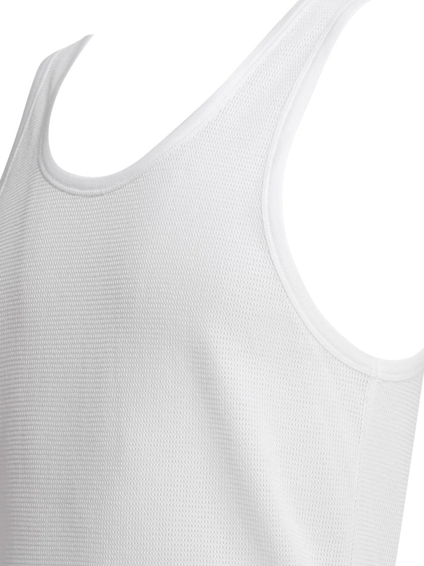 Tom Ford Textured Cotton Sleeveless Top With Round Neckline