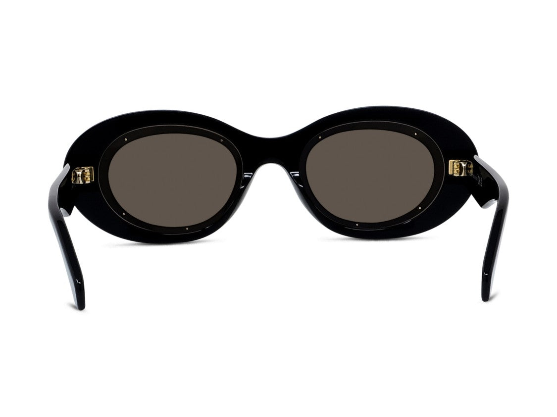 Loewe Glossy Black Lw40190i Oversized Round Sunglasses
