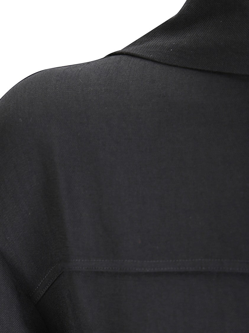 Studio Nicholson High Collar Long Sleeve Dress