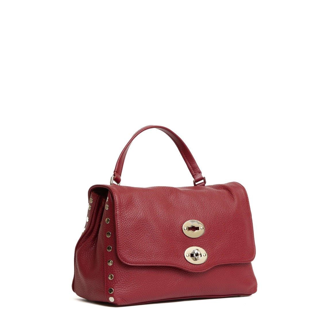Zanellato Postina Small Daily Giorno Handbag In Bordeaux Leather