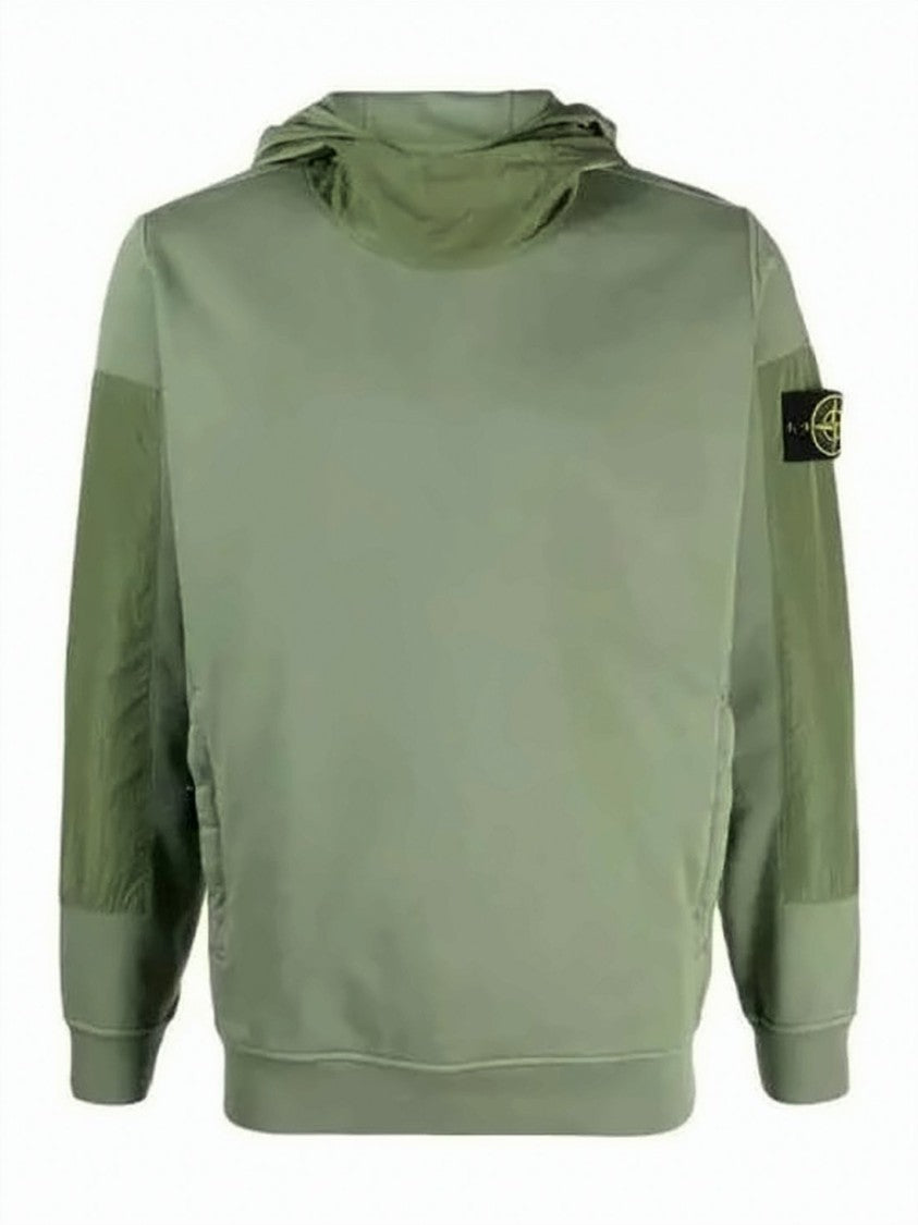 Stone Island Relaxed Fit Hooded Sweatshirt