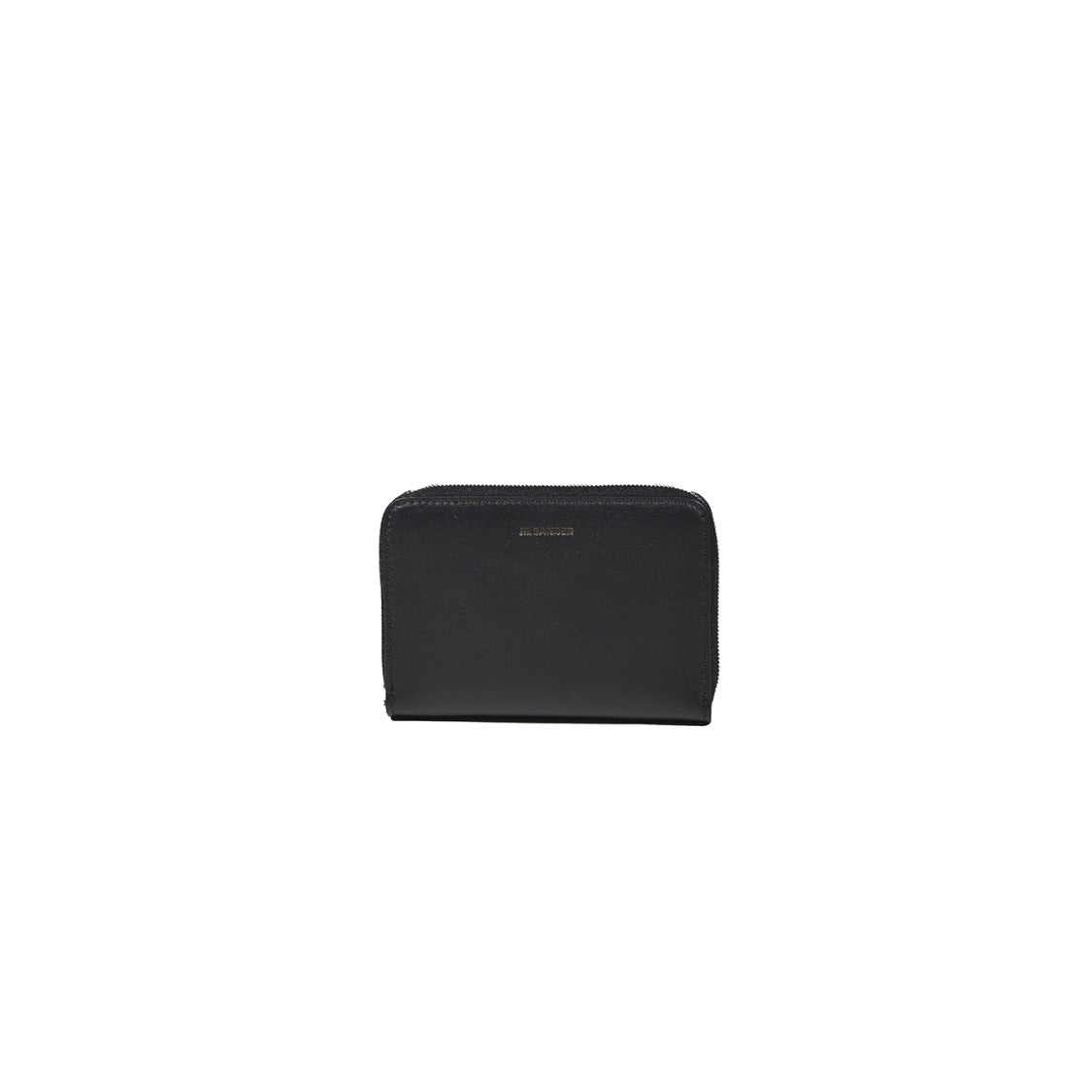 Jil Sander Black Small Leather Zip Around Wallet