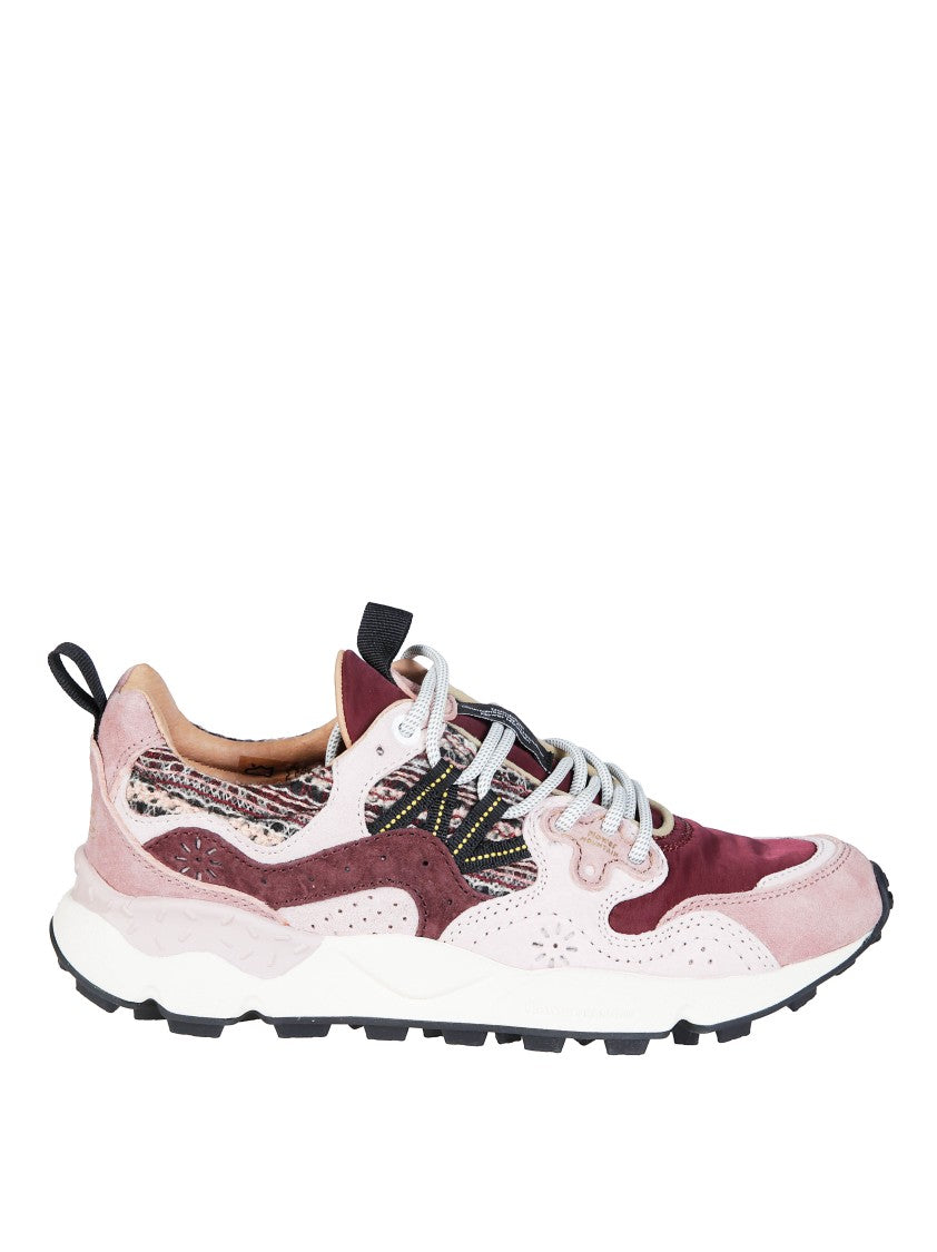 Flower Mountain Yamano 3 Woolen Knit Suede-Blend Layered Sneakers