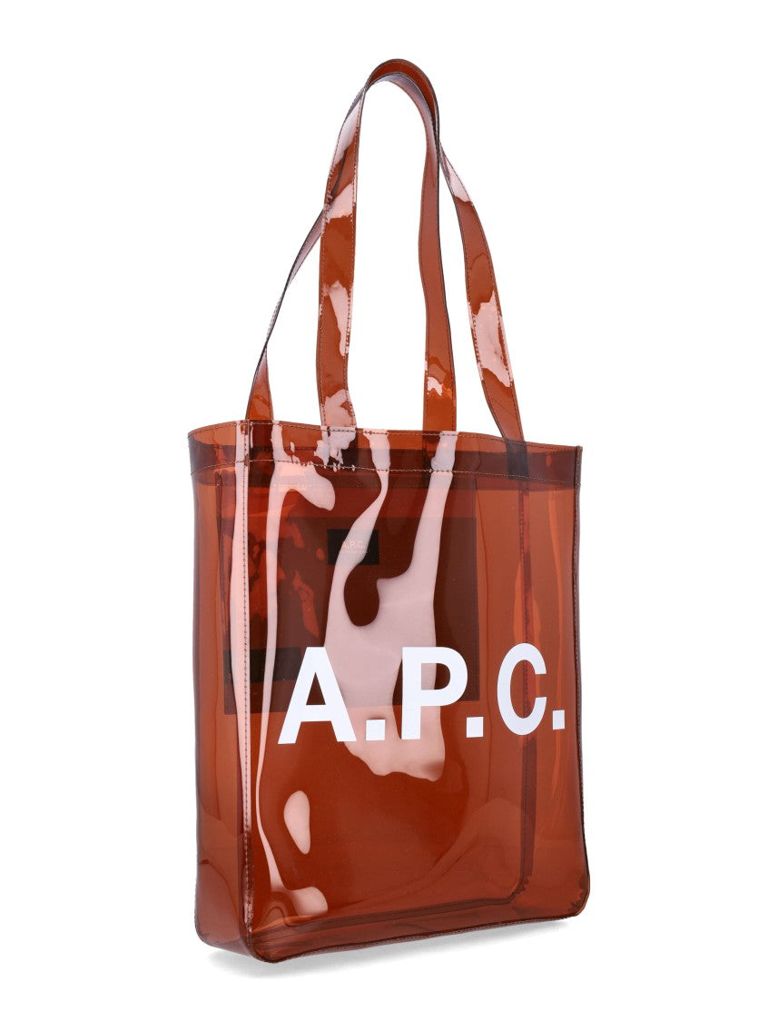 A.P.C. Lou Glossy Pvc Tote Bag