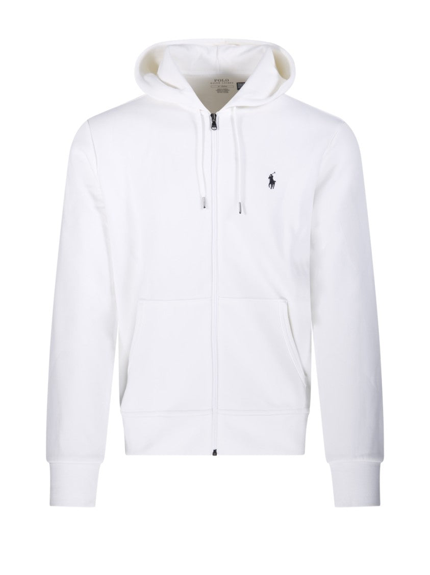 Polo Ralph Lauren Zip-Up Hoodie Sweatshirt With Minimalist Logo