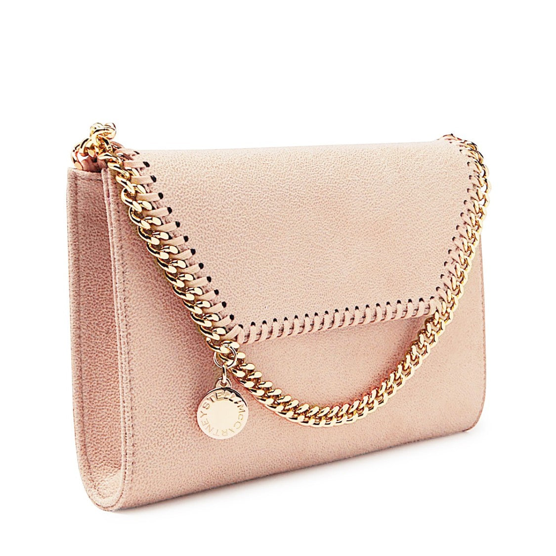 Stella Mccartney Cream Faux Leather Mini Falabella Crossbody Bag