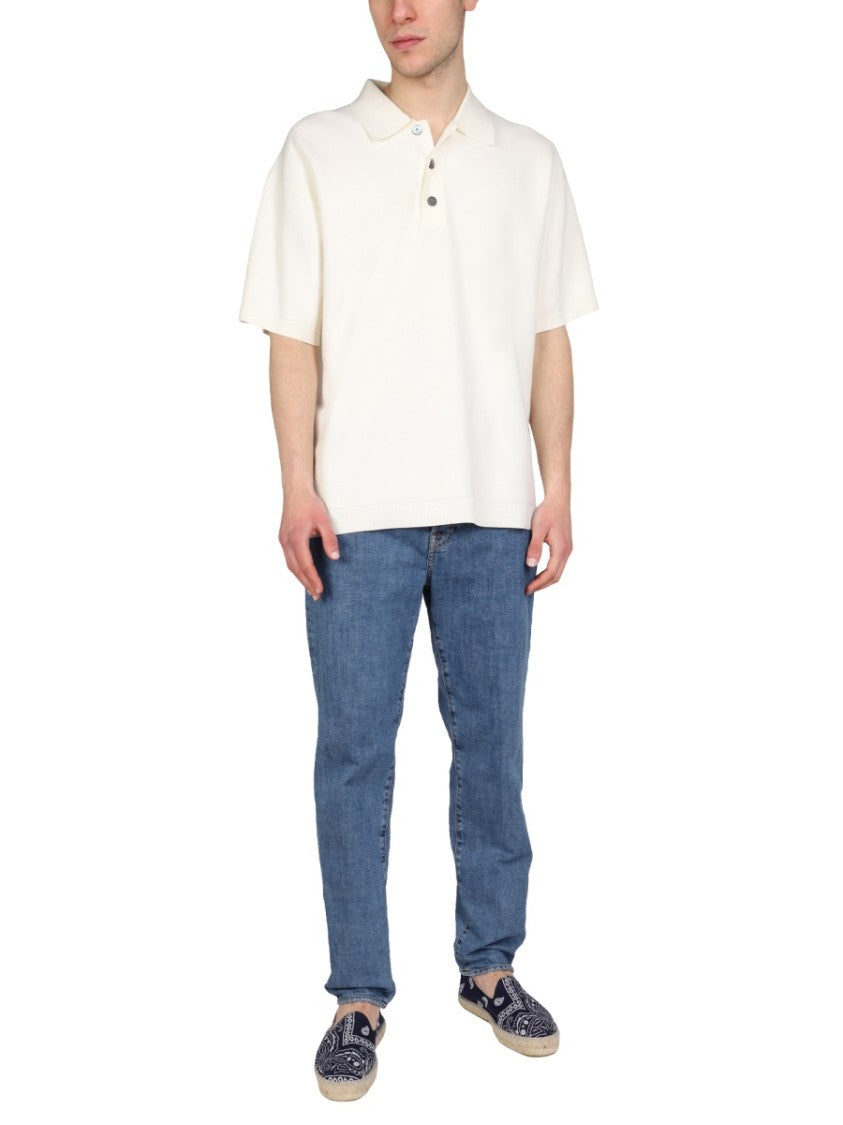 Lardini Medium Blue Five-Pocket Jeans