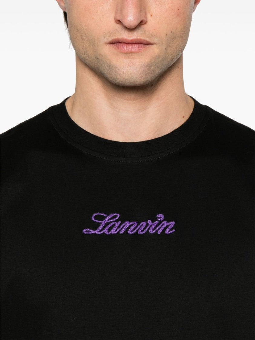 Lanvin Black Crew Neck T-Shirt