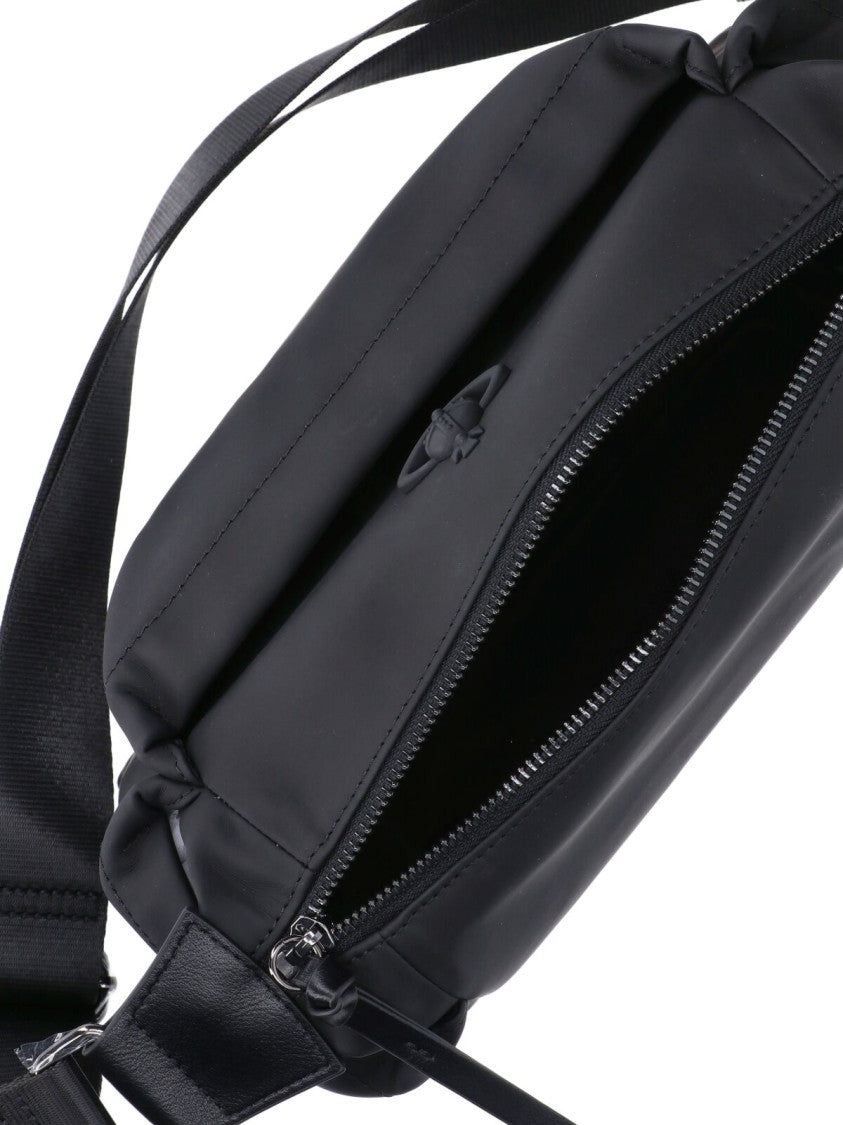 Vivienne Westwood Lee Adjustable Orb Black Shoulder Bag