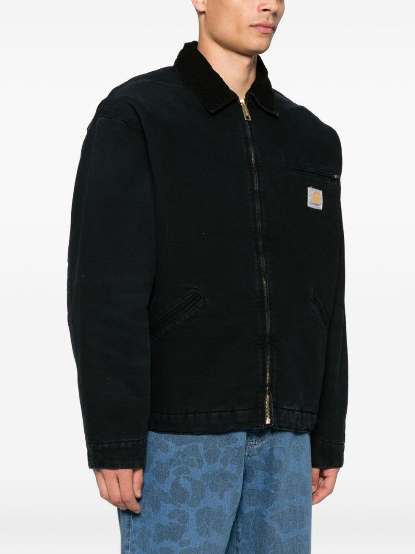 Carhartt Wip Brown Corduroy Collar Canvas Jacket