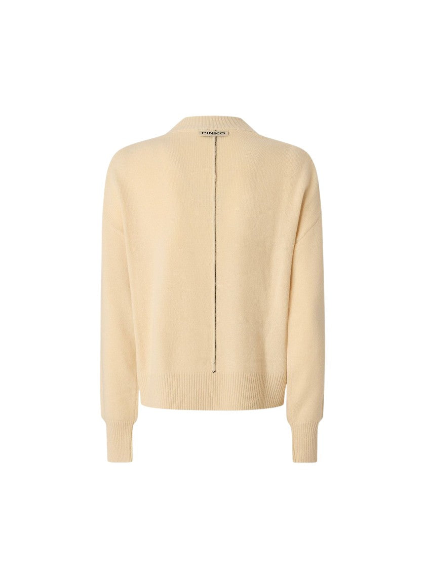 Pinko Sparta Wool-Blend Crewneck Sweater