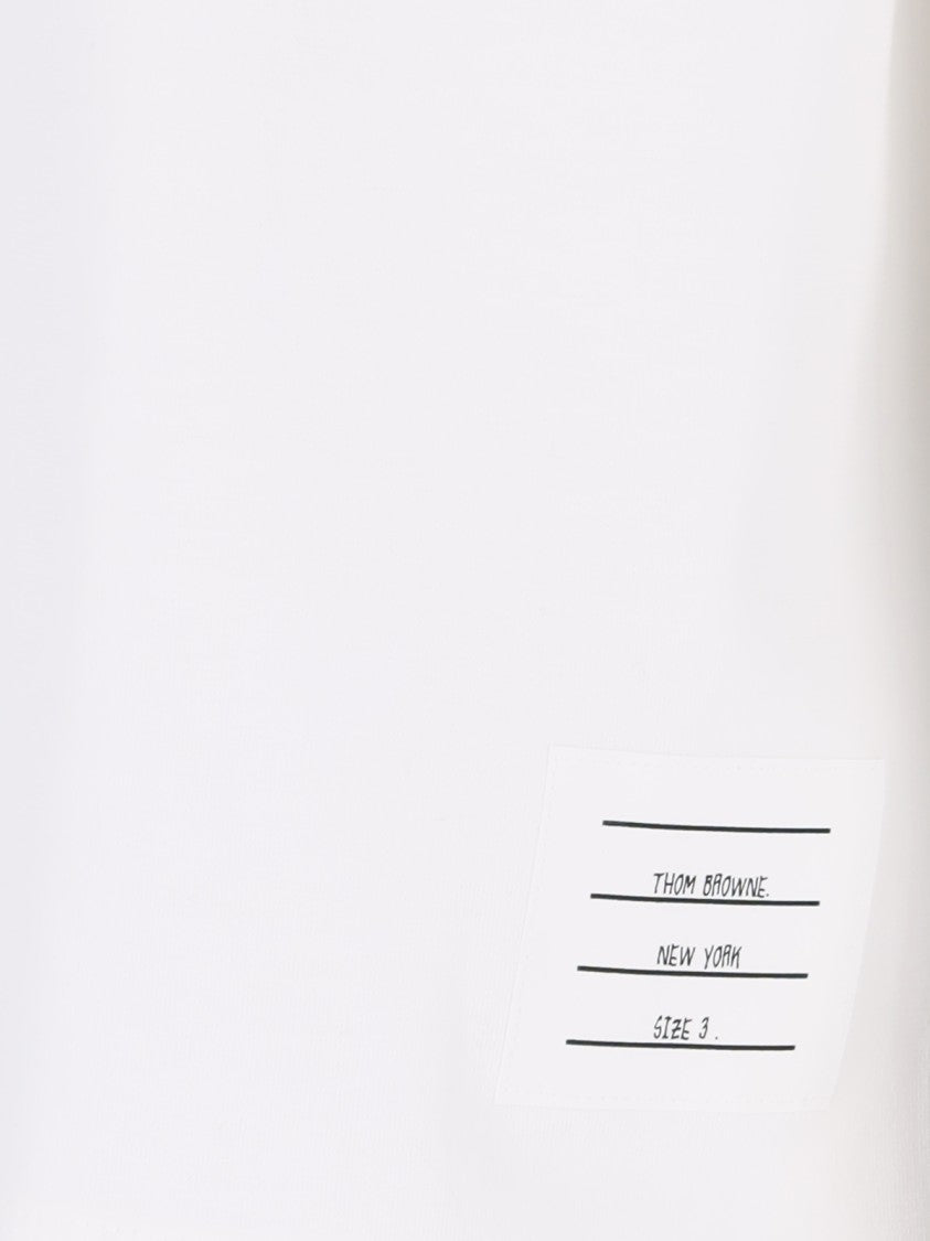 Thom Browne Logo Pocket T-Shirt – White