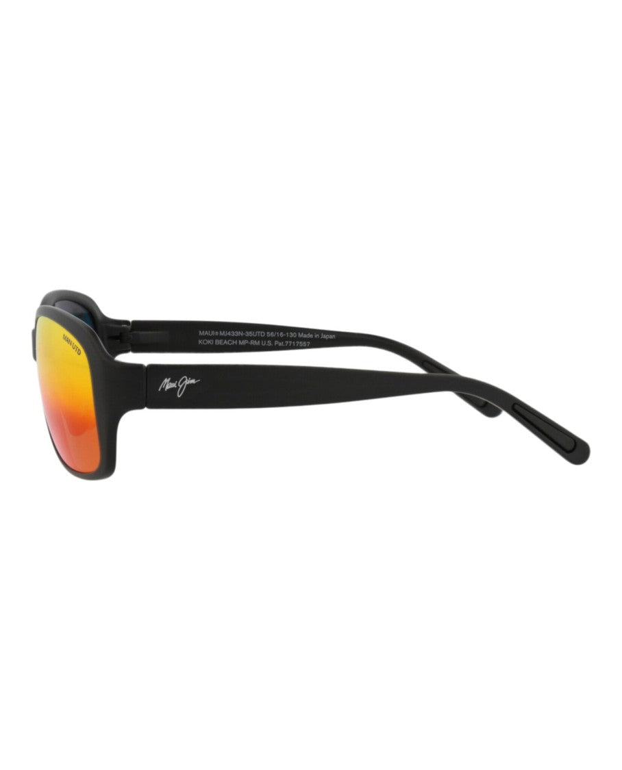 Maui Jim Square-Frame Injection Sunglasses