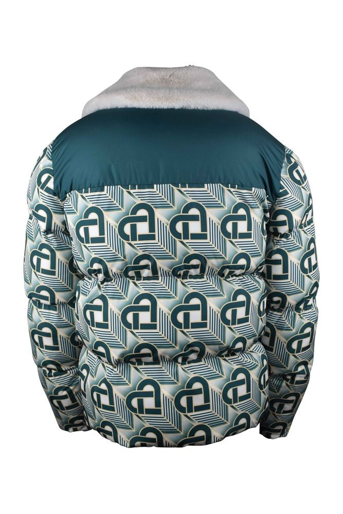 Casablanca Quilted Green Monogram Jacket