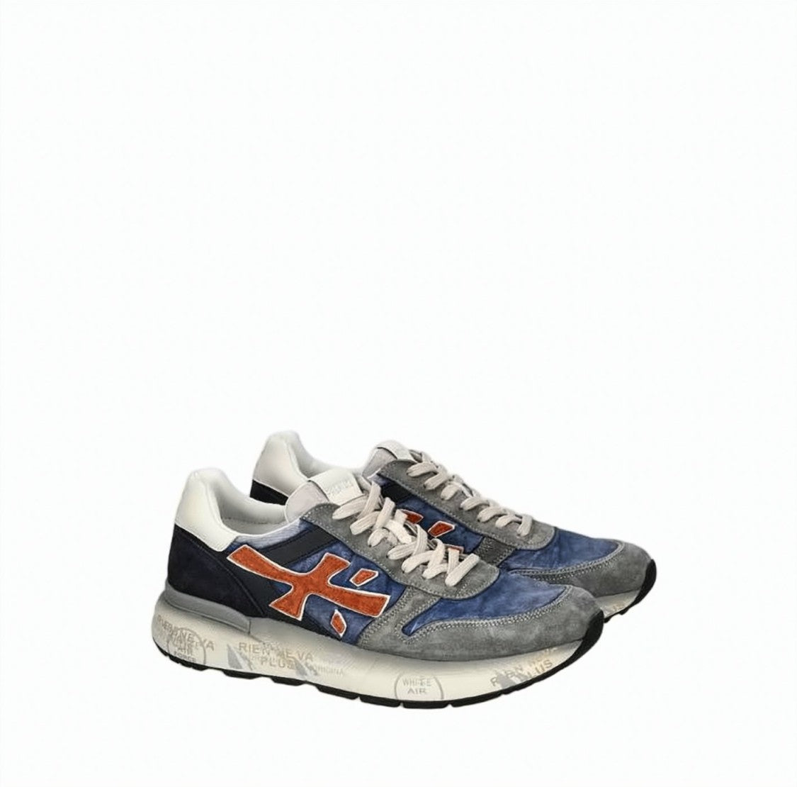 Premiata Suede Trim Lace Up Sneakers