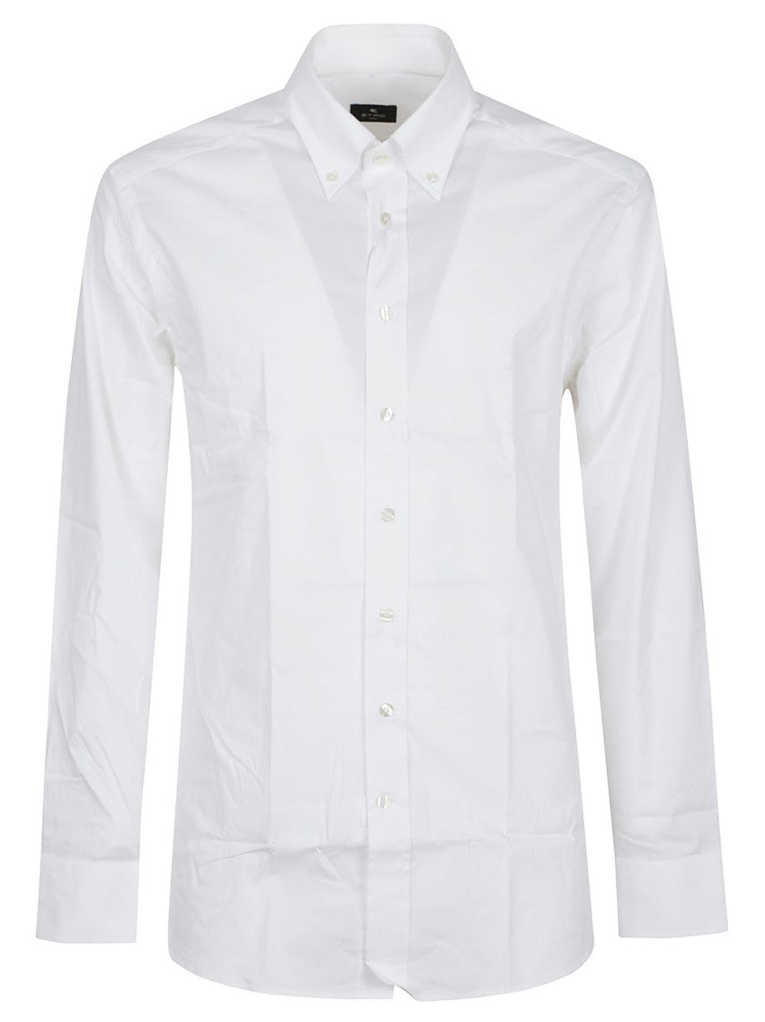 Etro Roma Classic Long-Sleeve Cotton Button-Down Shirt