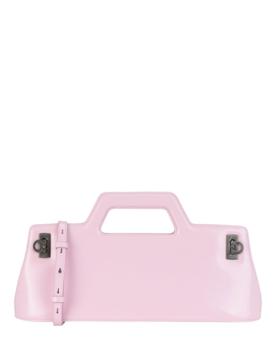 Ferragamo Mini Wanda Leather Top-Handle Bag