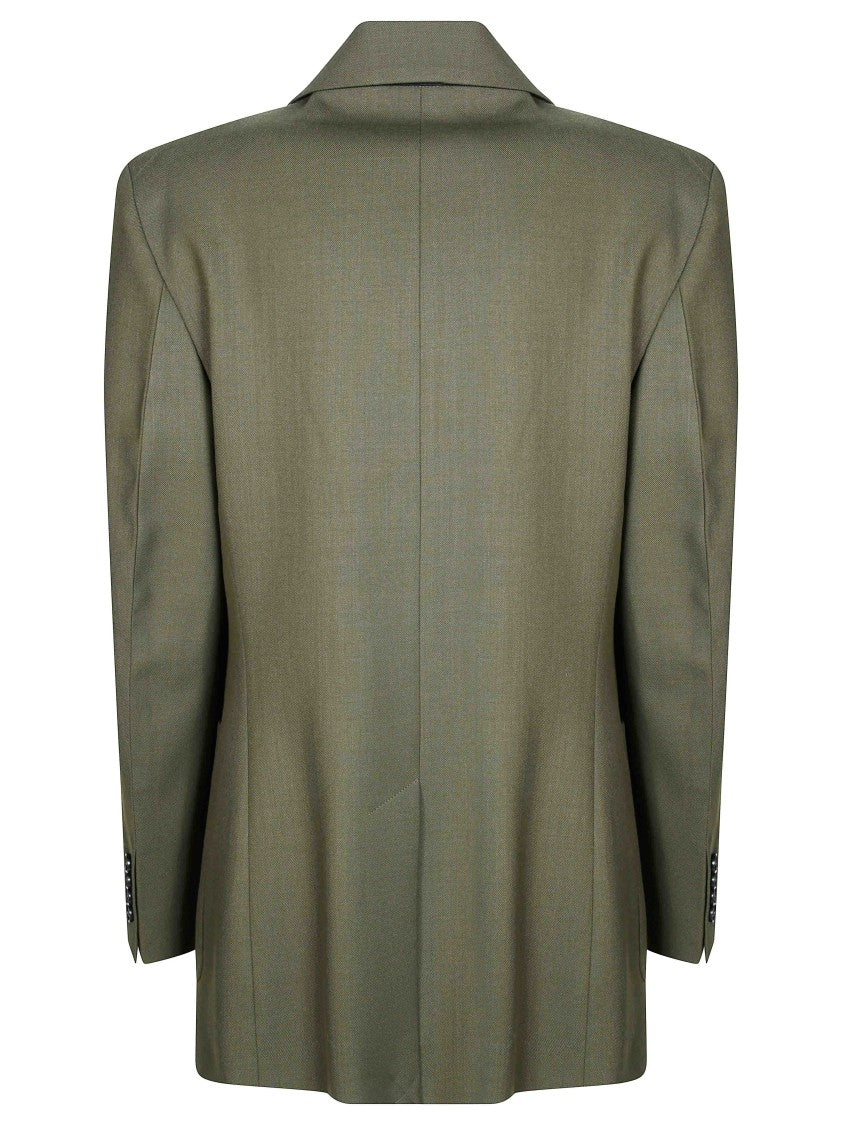 Victoria Beckham Green Katherine Tailored Blazer