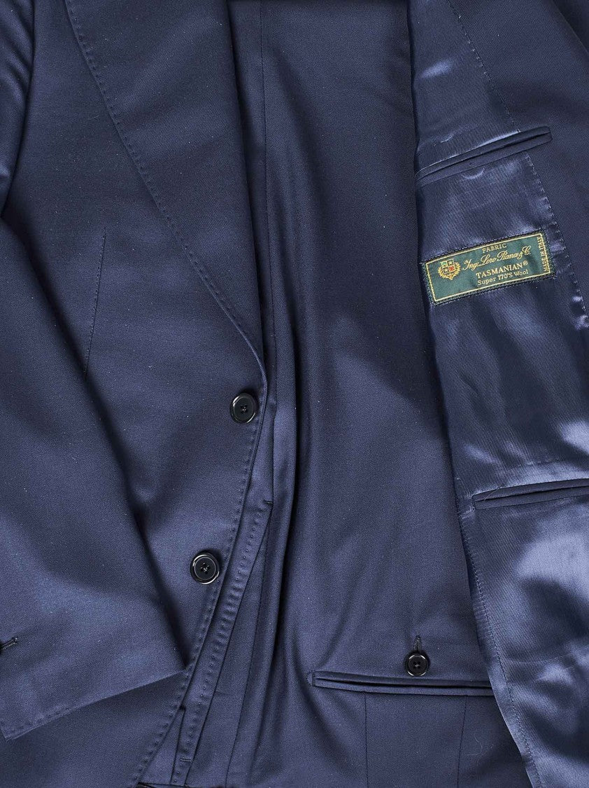 Franzese Collection Two-Piece Tailored Suit In Tasmanian Wool