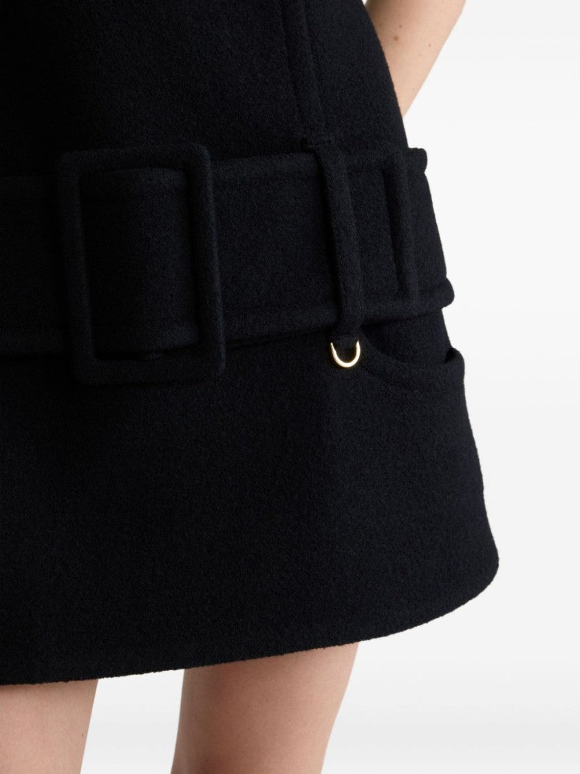 Patou Waist Belted Mini Dres