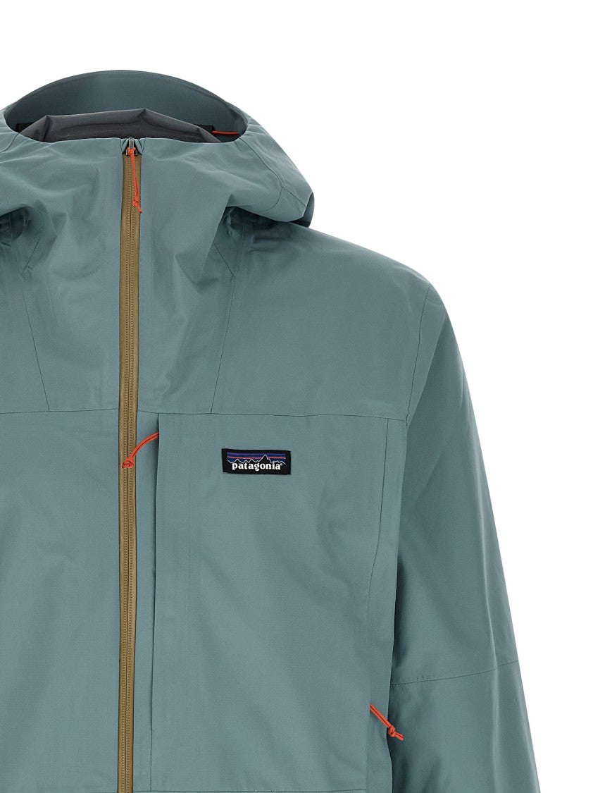 Patagonia Waterproof 3-Layer Boulder Fork Jacket With Adjustable Features