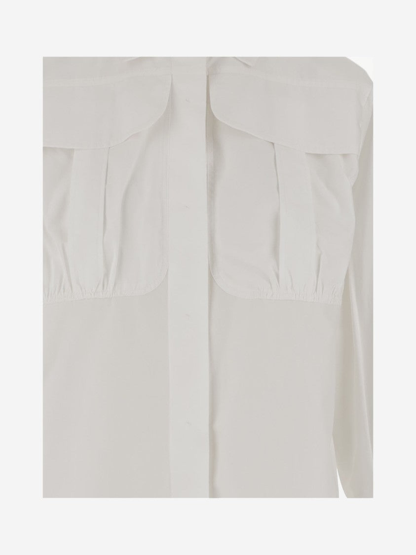 Patou Cotton Shirt With Maxi Pockets