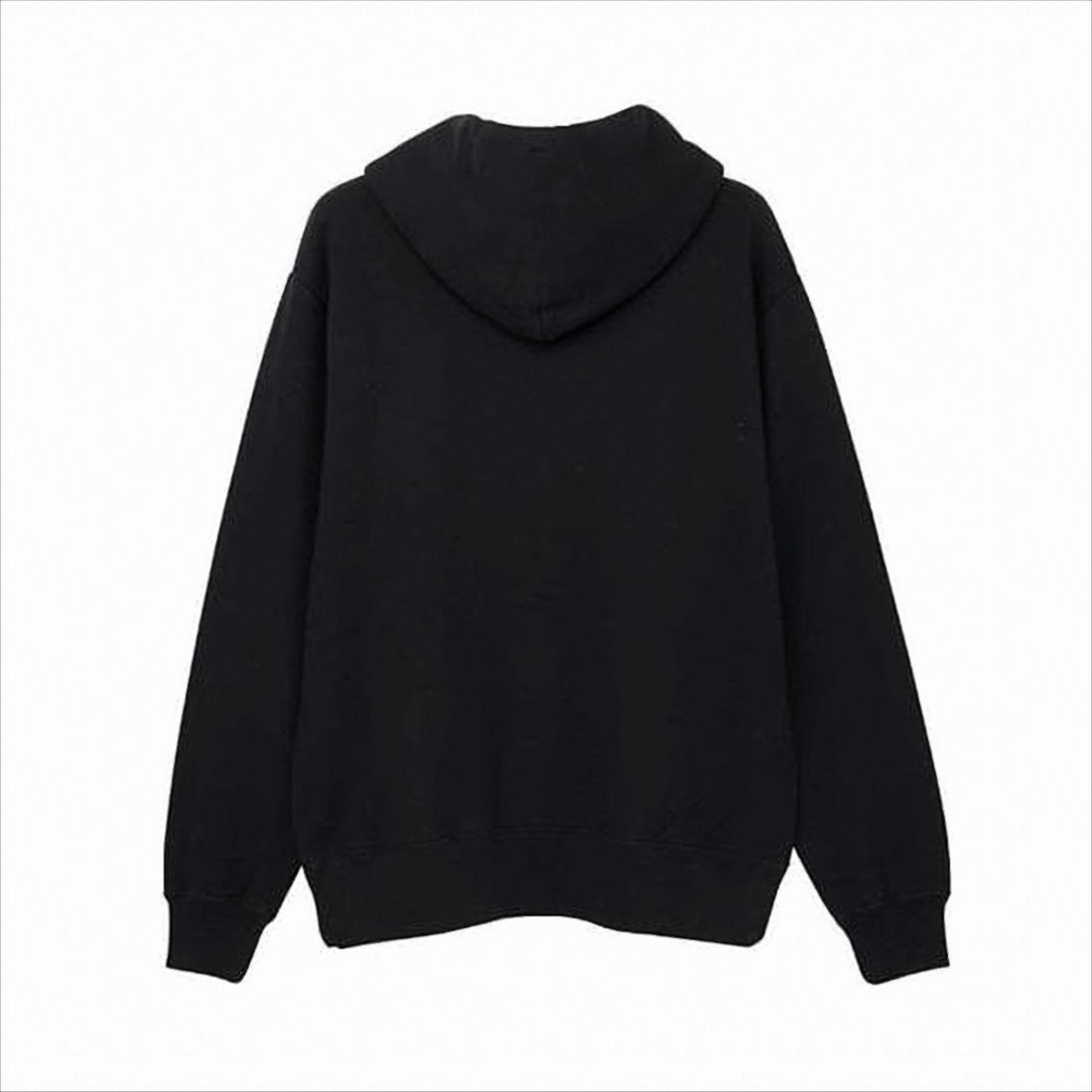 Hysteric Glamour Classic Black Hooded Sweatshirt With Bold Graphic Print