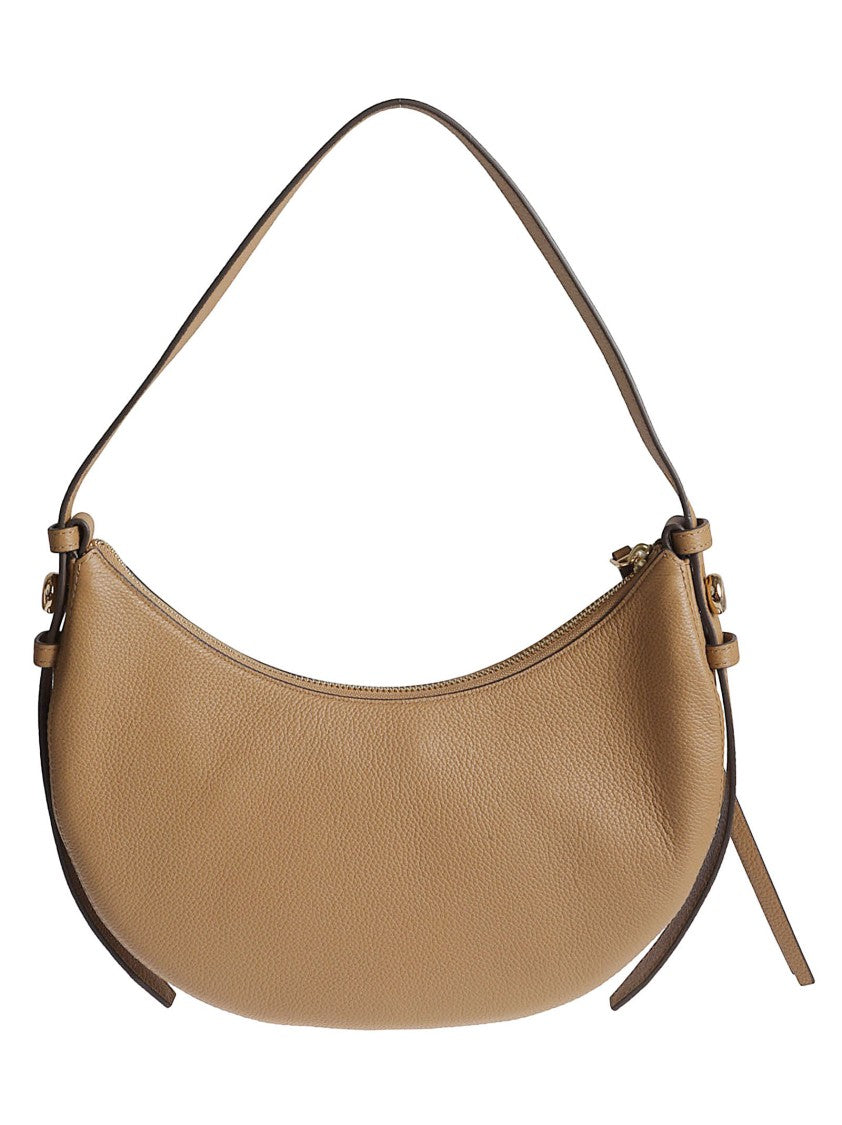 Tory Burch Romy Half Moon Bag In Pebbled Leather