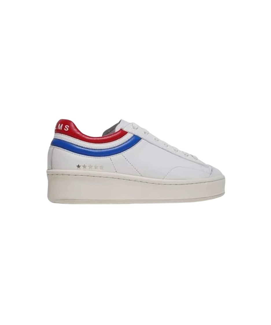 Helms Paris Low-Top Sneakers With Red