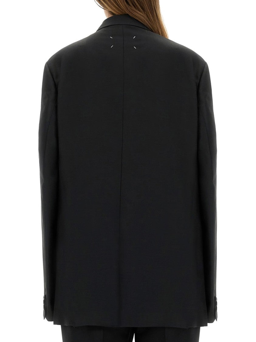 Maison Margiela Oversized Black Wool